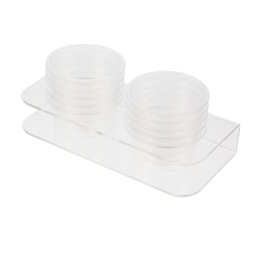 TOYANDONA 1 Satz Reptilien Futterschalen mit Transparenten Näpfen und Saugnäpfen Wiederverwendbare Futter und Wassernäpfe für Schildkröten Eidechsen und Geckos zu Reinigen und Langlebig TOYANDONA 1 Satz Reptilien Futterschalen mit Transparenten Näpfen und Saugnäpfen Wiederverwendbare Futter und Wassernäpfe für Schildkröten Eidechsen und Geckos zu Reinigen und Langlebig von TOYANDONA