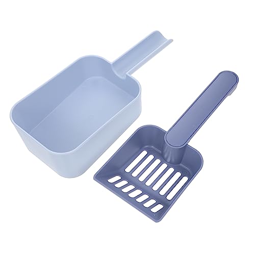 TOYANDONA 1 Satz Schaufel Für Katzenstreu Wurfschaufel Haustier Katze Schaufeln Für Katzenstreu Müllschaufel Katzenschaufel Katzenstreu Scoop Katzenstreuwerkzeug Verklumpung Die Hüften Blue von TOYANDONA