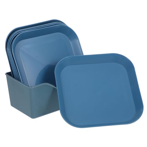 TOYANDONA Katzenschüssel Mit Flachem Boden Rutschfester Napf Für Haustiere Stapelbares Futternapf Katzen Und Kleine Tiere Geeignet Für Innen Und Außenbereich von TOYANDONA