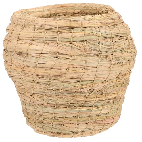 TOYANDONA 1 Satz Stroh gewebtes Vogelnest Dekoration Vogelhäuser Vogelhäuschen aus Stroh gewebtes Nest Vogelnest aus geflochtenem Stroh gewebte Strohvogelnester TOYANDONA 1 Satz Stroh gewebtes Vogelnest Dekoration Vogelhäuser Vogelhäuschen aus Stroh gewebtes Nest Vogelnest aus geflochtenem Stroh gewebte Strohvogelnester von TOYANDONA