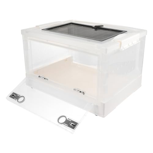 TOYANDONA 1 Satz Terrarium Hamsterkäfig Meerschweinchenkäfig Käfige Für Meerschweinchen Zuchtbehälter Für Haustiere Meerschweinchen Versteck Hamsterhaus Zwinger Mit Drinnen Plastik Weiß von TOYANDONA