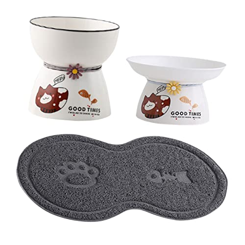 TOYANDONA 1 Set Katzennapf Mit Hohen Füßen Erhöhter Futternapf Geneigtes Katzenfutter Für Hauskatzen Tierfutternäpfe Für Draußen Haustiernäpfe Für Katzen Und Kätzchen Erhöhtes Wasser von TOYANDONA
