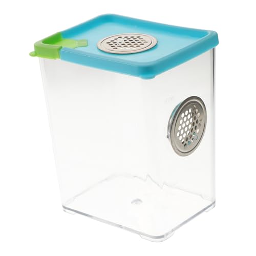 TOYANDONA 1 Stück Box Insekten Terrarium Saugnapfhaken Streu Fische Haustiertoilette Training Reptilien Terrarium Käfig Reptilien Futterbehälter Tragbar Für Spinnen Geckos von TOYANDONA
