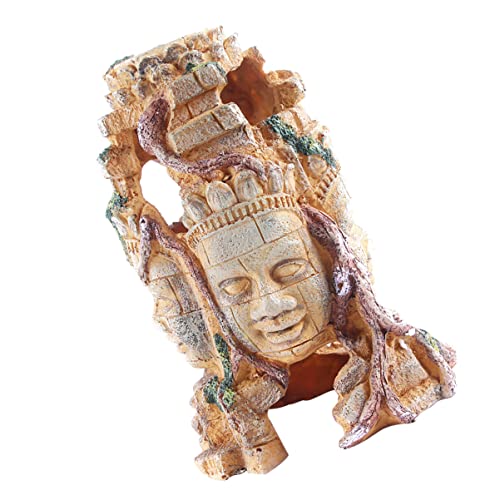 TOYANDONA 1 Stück Gesicht Buddha Ornament für Aquarien Fischtanks Lebendige Raumgestaltung Sicheres und Haltbares Resin Perfekter Rückzugsort für Fische TOYANDONA 1 Stück Gesicht Buddha Ornament für Aquarien Fischtanks Lebendige Raumgestaltung Sicheres und Haltbares Resin Perfekter Rückzugsort für Fische von TOYANDONA