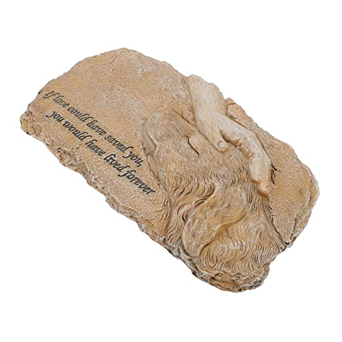 TOYANDONA 1 Stück Grabstein Zum Gedenken An Haustiere Trauer Hundedenkmal Graviert Haustier-denkmal Pfote Personalisiert Grabsteine für Haustiere Stichworte Harz TOYANDONA 1 Stück Grabstein Zum Gedenken An Haustiere Trauer Hundedenkmal Graviert Haustier-denkmal Pfote Personalisiert Grabsteine für Haustiere Stichworte Harz von TOYANDONA