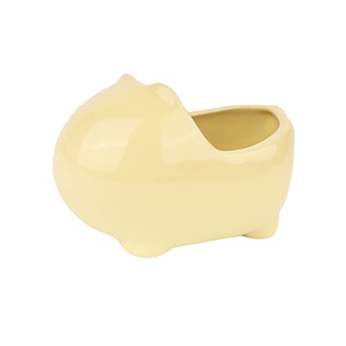TOYANDONA 1 Stück Hamster Badewanne waschbar Badeeimer Toilettenschale für kleine Haustiere Ratte hamsterzubehör Hamster zubehör Haustier badewanne Haustier-Schlafbett Keramik Yellow TOYANDONA 1 Stück Hamster Badewanne waschbar Badeeimer Toilettenschale für kleine Haustiere Ratte hamsterzubehör Hamster zubehör Haustier badewanne Haustier-Schlafbett Keramik Yellow von TOYANDONA