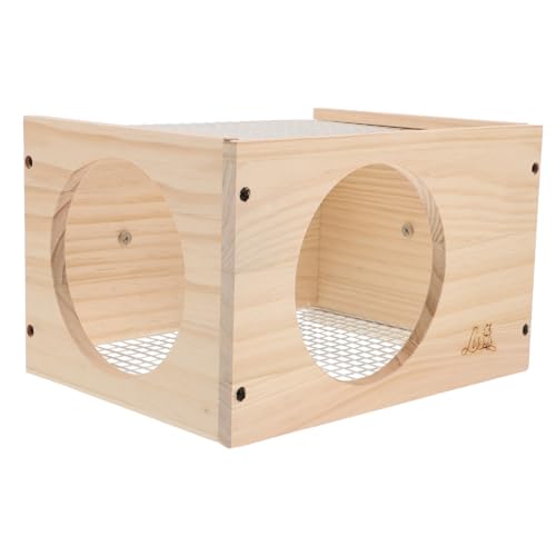 TOYANDONA 1 Stück Hamsterhütte klein Haustier Käfig Hamster -Versteck Hamster verstecken für kanninchenhäuser kaninchenhäuser Kaninchenhaus Heimtierbedarf Hamsterschlafplatz Eisennetz von TOYANDONA
