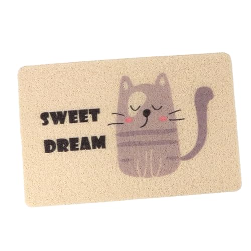 TOYANDONA 1 Stück Haustier Katzentoilette Katzenzubehör Für Wohnungskatzen Unterlage Große Katzenstreumatte Drinnen Hundekissen Hundematte Futtermatte Für Haustierfutter Beige PVC TOYANDONA 1 Stück Haustier Katzentoilette Katzenzubehör Für Wohnungskatzen Unterlage Große Katzenstreumatte Drinnen Hundekissen Hundematte Futtermatte Für Haustierfutter Beige PVC von TOYANDONA