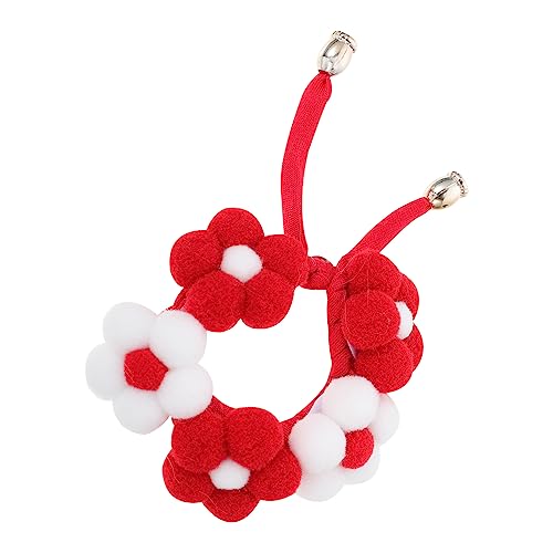 TOYANDONA 1 Stück Haustierhalsband Welpenhalsband Handgefertigte Dekorative Accessoires Bestickt Für Hunde Haustier Hals Klein Schild Kragen Mini Katzenhalsband Rot Garn TOYANDONA 1 Stück Haustierhalsband Welpenhalsband Handgefertigte Dekorative Accessoires Bestickt Für Hunde Haustier Hals Klein Schild Kragen Mini Katzenhalsband Rot Garn von TOYANDONA