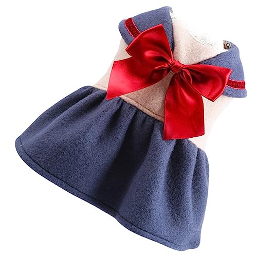 TOYANDONA 1 Stück Haustierkleidung Hundekleidung Kostüm Hundemäntel Haustierkleid Warme Welpenkleidung Hundeweihnachtskleid Nach Haustierkleidung Mantelkleid Hunde Lustige von TOYANDONA