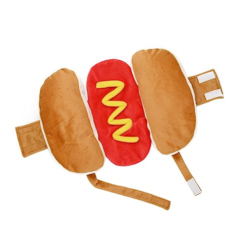 TOYANDONA 1 Stück Haustiertransformationskleidung Kostüme Für Hunde Outfit Hot-Dog-kostüm-Haustier Hundegeburtstagsfeier Hundekleid Hundekostüm Hotdog Party Baumwolle TOYANDONA 1 Stück Haustiertransformationskleidung Kostüme Für Hunde Outfit Hot-Dog-kostüm-Haustier Hundegeburtstagsfeier Hundekleid Hundekostüm Hotdog Party Baumwolle von TOYANDONA