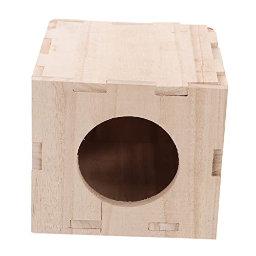TOYANDONA 1 Stück Holzhaus Hamsterhaus Kleintierhaus Hamsterversteck Meerschweinchennest Hamsterspielhütte Kleintierversteck Haus Meerschweinchenkäfig Meerschweinchenhäuser Innenstall TOYANDONA 1 Stück Holzhaus Hamsterhaus Kleintierhaus Hamsterversteck Meerschweinchennest Hamsterspielhütte Kleintierversteck Haus Meerschweinchenkäfig Meerschweinchenhäuser Innenstall von TOYANDONA
