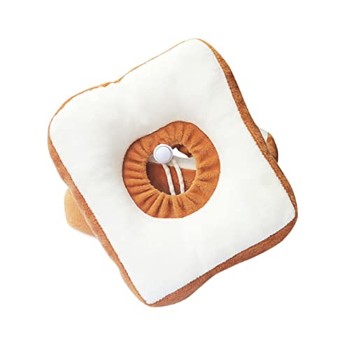 TOYANDONA 1 Stück Katzenhalsband Schild beruhigende Katzen für Katzen Party klein Kragenverstellbare Katzenwiederherstellung Haustier schützender Halskragen Baumwolle Yellow von TOYANDONA