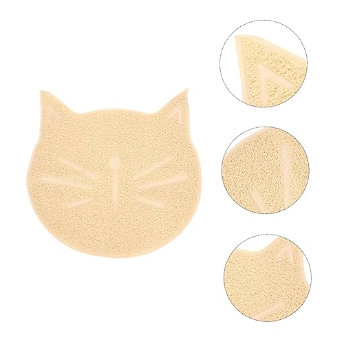 TOYANDONA 1 Stück Katzenklo Matte wasserdichte Rutsch Katzenmatte für Streu Langlebig und Pflegeleicht für Katzenfutter und Wasserstationen von TOYANDONA