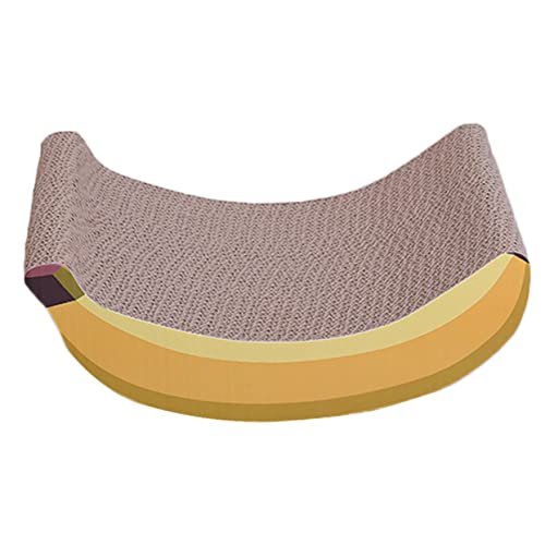 TOYANDONA 1 Stück Katzenkratzbrett Bananen Katzenkratzer Bananen Kratzbrett Für Den Innenbereich Katzenkratzbretter Gewelltes Kätzchenkratzbrett Katzenkratzspielzeug TOYANDONA 1 Stück Katzenkratzbrett Bananen Katzenkratzer Bananen Kratzbrett Für Den Innenbereich Katzenkratzbretter Gewelltes Kätzchenkratzbrett Katzenkratzspielzeug von TOYANDONA