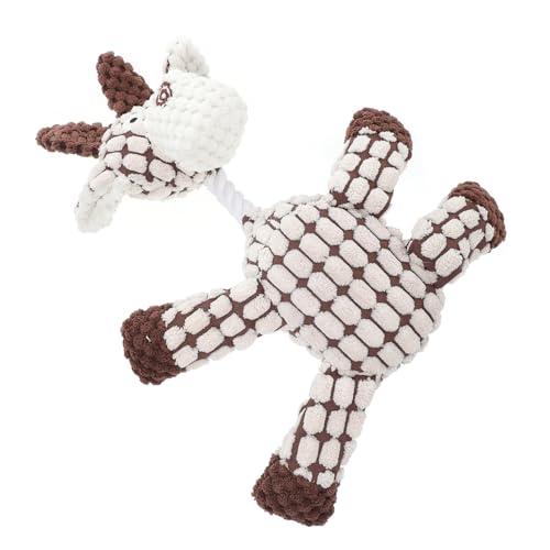 TOYANDONA 1 Stück Kauspielzeug für Hunde Interaktives Plüschtier mit Quietschfunktion Langlebig und Zahnfreundlich für Kleine bis Große Haustiere Sanften Farben TOYANDONA 1 Stück Kauspielzeug für Hunde Interaktives Plüschtier mit Quietschfunktion Langlebig und Zahnfreundlich für Kleine bis Große Haustiere Sanften Farben von TOYANDONA