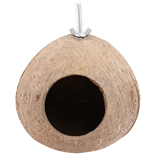 TOYANDONA 1 Stück Kokosnussschalen-Vogelnest für Nester im Freien groß Vogel aus Kokosnussschale Vogelnest aus Kokosnuss Kokosschale Vogel Kokosnuss Hanfseil Yellow TOYANDONA 1 Stück Kokosnussschalen-Vogelnest für Nester im Freien groß Vogel aus Kokosnussschale Vogelnest aus Kokosnuss Kokosschale Vogel Kokosnuss Hanfseil Yellow von TOYANDONA