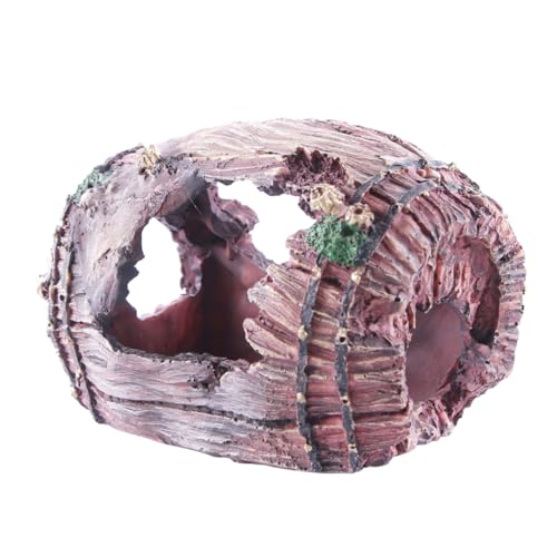 TOYANDONA 1 Stück Kreatives Aquarium Harz Skull Ornament für Fischverstecke für Aquarium Sicher Für Süßwasser und Terrarienfische von TOYANDONA