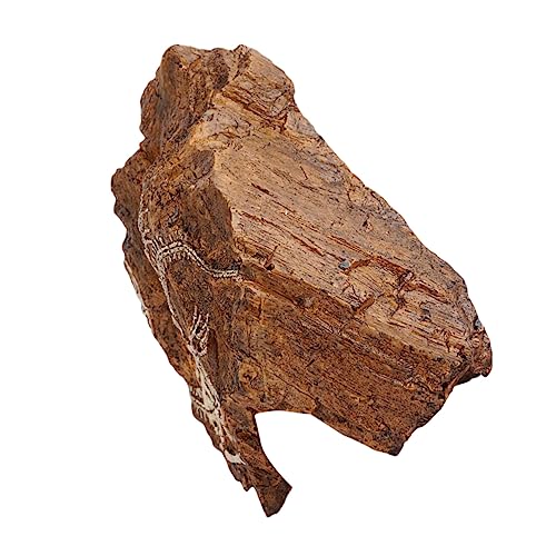 TOYANDONA 1 Stück Kunststein Skull Ornament für Fischbecken Versteck Cave für Fische Aquariengestaltung für Kleine und Mittelgroße Aquarien von TOYANDONA