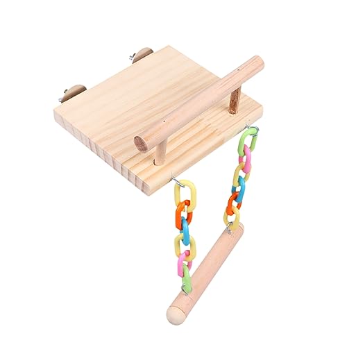 TOYANDONA 1 Stück Papagei Anhänger Papageienbarsch Vögel Kauen Papageien -Futterspielzeug Leiter Papagei Vogel Vögel Papageienbissspielzeug Hölzern von TOYANDONA