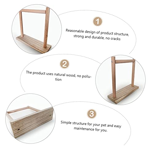 TOYANDONA Papagei Ausbildung Spielzeug Vogel Barsch Stehen Rack Holz Vogel Spielzeug Für Papageien TOYANDONA Papagei Ausbildung Spielzeug Vogel Barsch Stehen Rack Holz Vogel Spielzeug Für Papageien von TOYANDONA