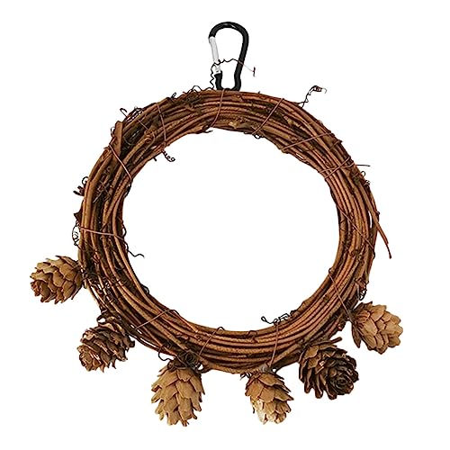 TOYANDONA 1 Stück Papagei Vine Swing zum Aufhängen Vogelspielzeug hängend für Haustiere Cockatiel Swing Wellensittich-Schaukelspielzeug Vogelschaukeln Lärche TOYANDONA 1 Stück Papagei Vine Swing zum Aufhängen Vogelspielzeug hängend für Haustiere Cockatiel Swing Wellensittich-Schaukelspielzeug Vogelschaukeln Lärche von TOYANDONA