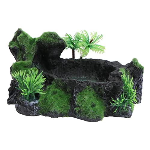 TOYANDONA 1 Stück Reptilien Futternapf aus Resin Futter und Wasserschale für Schildkröten Eidechsen und Frösche rutschfeste Futterschale für Sicheres Füttern für Aquarien und Terrarien TOYANDONA 1 Stück Reptilien Futternapf aus Resin Futter und Wasserschale für Schildkröten Eidechsen und Frösche rutschfeste Futterschale für Sicheres Füttern für Aquarien und Terrarien von TOYANDONA