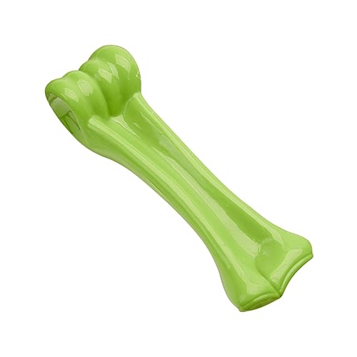 TOYANDONA 1 Stück Spielzeugschleifenstäbchen Haustier Welpenspielzeug Zahnen Zum Schleppen Von Hunden Hundespielzeug Stachelig Kauspielzeug Für Hunde Groß Griffe Light Green Nylon von TOYANDONA
