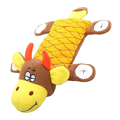TOYANDONA 1 Stück Stimme Plüschhundspielzeug beissen Knochen Welpenspielzeug quietschend -Quietschspielzeug Hundespielzeug Dekompressionsspielzeug drücken Polarfleece Gelb TOYANDONA 1 Stück Stimme Plüschhundspielzeug beissen Knochen Welpenspielzeug quietschend -Quietschspielzeug Hundespielzeug Dekompressionsspielzeug drücken Polarfleece Gelb von TOYANDONA