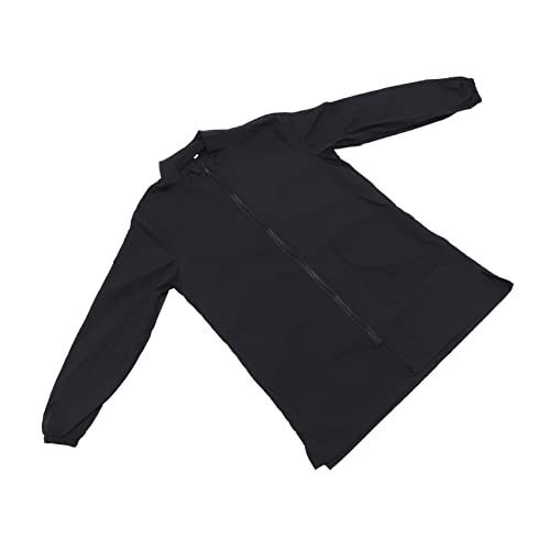 TOYANDONA 1 Stück Tierfriseur Poncho Halter Kappe Hundemaulkorb Hundehose Jacken Arbeitskleidung im wasserdichter Overall Kosmetikerin Overalls Zoohandlung Uniform Nylon Black von TOYANDONA
