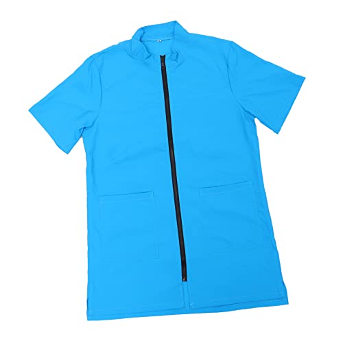 TOYANDONA 1 Stück Tierfriseur Tierhaarentferner Welpentrainingspads Hundepflegeuniform Schürzenoverall Autositzbezug Für Hunde Gesamt Jacken Tierhaarresistente Kleidung Schlauch Blue Nylon von TOYANDONA