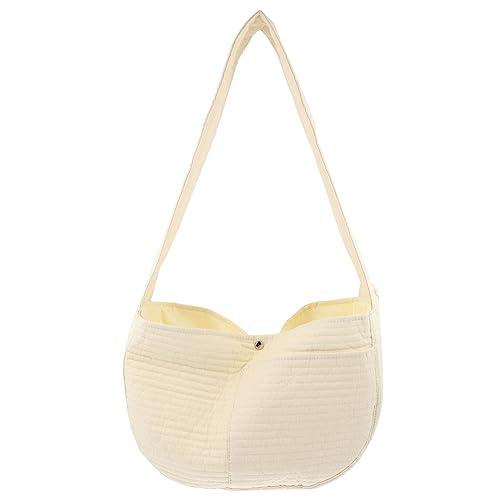 TOYANDONA Hochwertige Tragetasche Für Haustiere Bequeme Und Atmungsaktive Umhängetasche Für Katzen Und Kleine Hunde Für Unterwegs in Beige von TOYANDONA