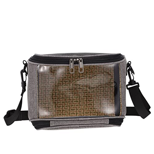 TOYANDONA 1 Stück Transparente Handheld -Vogelkäfig -Tasche kleine Vogeltragetasche Leicht Reisetasche Vogel Tragen Vogelträger Haustierreiseträger Klare Transportbox für Haustiere PVC Grau TOYANDONA 1 Stück Transparente Handheld -Vogelkäfig -Tasche kleine Vogeltragetasche Leicht Reisetasche Vogel Tragen Vogelträger Haustierreiseträger Klare Transportbox für Haustiere PVC Grau von TOYANDONA