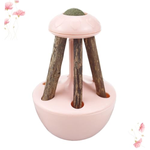 TOYANDONA 1 Stück Tumbler- Katzenministerspielzeug Katze Katzenminze Katzen Kauen Zahnreinigungsspielzeug Rosa TOYANDONA 1 Stück Tumbler- Katzenministerspielzeug Katze Katzenminze Katzen Kauen Zahnreinigungsspielzeug Rosa von TOYANDONA