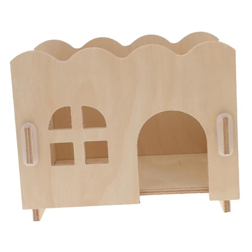 TOYANDONA 1 Stück Weißes Holzhausunterkunft klein Hamsterhaus Bausatz Häuser Versteck Spielhaus Schlafnest für Haustiere Igelschutz Hamster Unterschlupf Haustier-Mäuse-Hütte Hölzern TOYANDONA 1 Stück Weißes Holzhausunterkunft klein Hamsterhaus Bausatz Häuser Versteck Spielhaus Schlafnest für Haustiere Igelschutz Hamster Unterschlupf Haustier-Mäuse-Hütte Hölzern von TOYANDONA