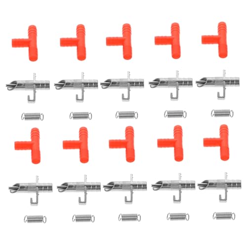 TOYANDONA 10 Sätze Kaninchen Tränke mit Verbindung Automatischer Wasserspender für Kleintiere Robustes Material Einfache Installation für Kaninchenkäfige und Haustierbedarf TOYANDONA 10 Sätze Kaninchen Tränke mit Verbindung Automatischer Wasserspender für Kleintiere Robustes Material Einfache Installation für Kaninchenkäfige und Haustierbedarf von TOYANDONA