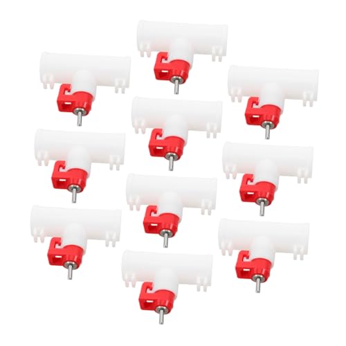 TOYANDONA 10 Stück Automatische Tränke Für Hühner Landwirtschaftlicher Wasserspender Tränke Für Hühnertränke Hühner Bewässerungssystem Taube Tränke Tragbare Tiertrinker Rostfreier Stahl TOYANDONA 10 Stück Automatische Tränke Für Hühner Landwirtschaftlicher Wasserspender Tränke Für Hühnertränke Hühner Bewässerungssystem Taube Tränke Tragbare Tiertrinker Rostfreier Stahl von TOYANDONA