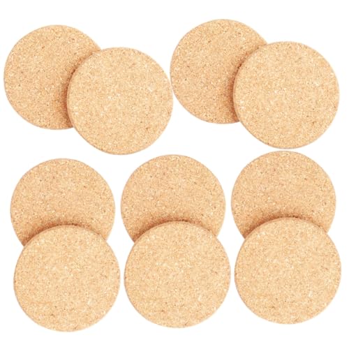 TOYANDONA 10 Stück Blumentopfmatte Kork Kindergarten Pflanzen Untersetzer DIY Pad Blumentopf-Pads Mehrzweck-bodenpolster Für Die Gartenarbeit Garten Pflanze Pad Bodenhalter Für Blumentöpfe von TOYANDONA