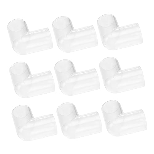 TOYANDONA 10 Stück Fischtank Filterrohr Fischtank Schlauchverbinder 90 Grad Verbinder Wasser Schnellverbinder Wasserrohr Kniestück Durchsichtiges Schlauch Set Aquarium Adapter von TOYANDONA