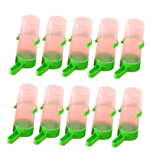TOYANDONA 10 Stück Teiliges Automatisches Trinknapf für Vögel Mittlere Tragbarer Futter und Wasserspender Geeignet für Kleine Vögel und Papageien Auslaufsicher Einfach zu Reinigen für TOYANDONA 10 Stück Teiliges Automatisches Trinknapf für Vögel Mittlere Tragbarer Futter und Wasserspender Geeignet für Kleine Vögel und Papageien Auslaufsicher Einfach zu Reinigen für von TOYANDONA