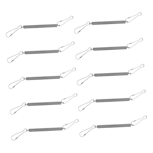 TOYANDONA 10 Stück Teiliges Edelstahl Federclips für Kleintierkäfige Rostfrei Vielseitig Einsetzbar zur Sicheren Befestigung von Trinkflaschen Kompatibel mit Kaninchen Meerschweinchen TOYANDONA 10 Stück Teiliges Edelstahl Federclips für Kleintierkäfige Rostfrei Vielseitig Einsetzbar zur Sicheren Befestigung von Trinkflaschen Kompatibel mit Kaninchen Meerschweinchen von TOYANDONA