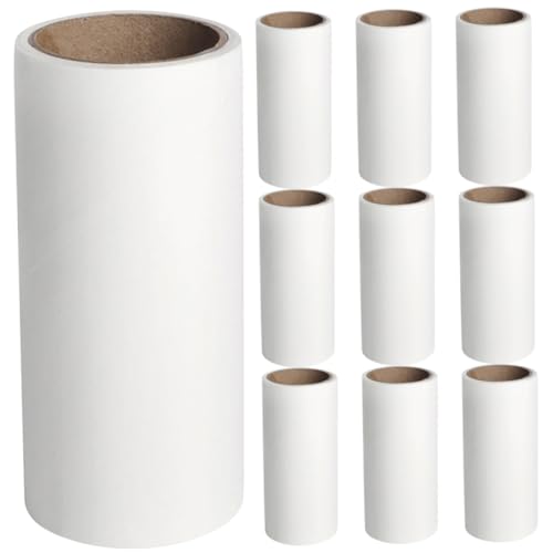 TOYANDONA 10 Stück Teiliges Klebefusselroller Nachfüllrollen Praktischer Tierhaarentferner für Haustier und Katzenhaare Sicherer Kompakter Fusselentferner für Kleidung Teppiche und Haushalt TOYANDONA 10 Stück Teiliges Klebefusselroller Nachfüllrollen Praktischer Tierhaarentferner für Haustier und Katzenhaare Sicherer Kompakter Fusselentferner für Kleidung Teppiche und Haushalt von TOYANDONA