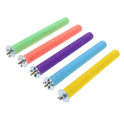 TOYANDONA 10 Stück Teiliges Papagei Sitzstangen Bunte und Nagelpflege Sticks für Sittiche und Kleine bis Mittelgroße Vögel Robuste Vogelstandplattform Pfotenfreundlich und Langlebig TOYANDONA 10 Stück Teiliges Papagei Sitzstangen Bunte und Nagelpflege Sticks für Sittiche und Kleine bis Mittelgroße Vögel Robuste Vogelstandplattform Pfotenfreundlich und Langlebig von TOYANDONA