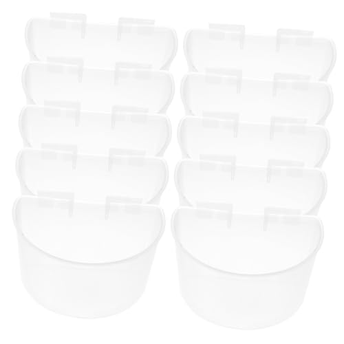 TOYANDONA 10 Stück Teiliges Tauben Futter Wassernapf Dickem Gesundem Kunststoff Robust Kratzfest Spritzgeschützt Geeignet für Tauben Papageien Wellensittiche und Andere Vögel TOYANDONA 10 Stück Teiliges Tauben Futter Wassernapf Dickem Gesundem Kunststoff Robust Kratzfest Spritzgeschützt Geeignet für Tauben Papageien Wellensittiche und Andere Vögel von TOYANDONA
