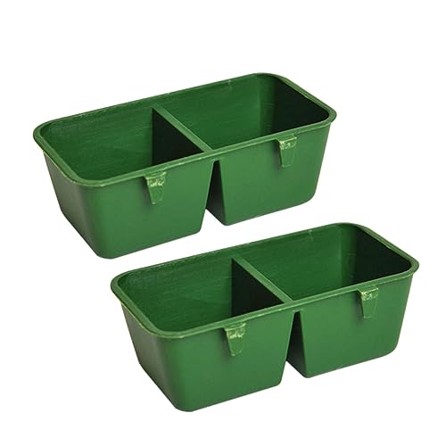 TOYANDONA 10 Stück Teiliges Vogel Doppelnapf aus Kunststoff Doppelkammeriges Design für Futter und Wasser Langlebig und Leicht zu Reinigen Geeignet für Kleine Vögel Papageien Wellensittiche TOYANDONA 10 Stück Teiliges Vogel Doppelnapf aus Kunststoff Doppelkammeriges Design für Futter und Wasser Langlebig und Leicht zu Reinigen Geeignet für Kleine Vögel Papageien Wellensittiche von TOYANDONA