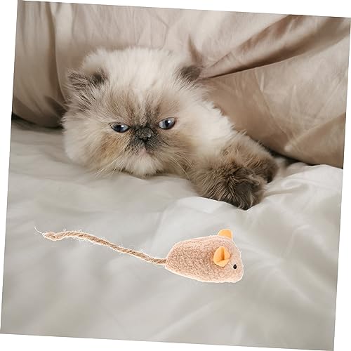 TOYANDONA 10 Stück Teiliges Weicher Mäuse Spielzeuge für Katzen Interaktive Katzenspielzeuge im Mäuse Design Bindung für Ihre Haustiere TOYANDONA 10 Stück Teiliges Weicher Mäuse Spielzeuge für Katzen Interaktive Katzenspielzeuge im Mäuse Design Bindung für Ihre Haustiere von TOYANDONA