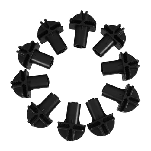 TOYANDONA 10 Stück Zubehör Für Katzenkäfigrollen Hundekistenräder Kofferlagerräder Räder Für Hundehütte Ersatz-rollstuhlräder Reparatur Von Gepäckrädern Kleine Werkzeugwagenräder Abs Black von TOYANDONA