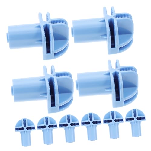 TOYANDONA 10 Stück Zubehör Für Katzenkäfigrollen Käfigradadapter Spinnerradadapter Rollenhülsen Ersatzadapter Für Käfigräder Zubehör Für Katzenkäfigräder Abs Himmelblau von TOYANDONA
