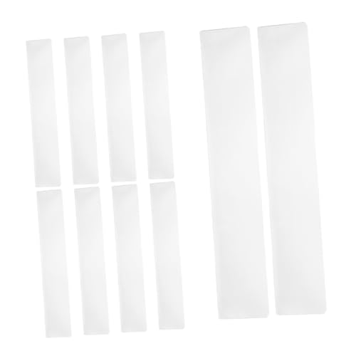 TOYANDONA 10 Stück unter dem Sofastopper Blocker für Stopper Haustier Sofaschutz Haustierbarriere unter dem Bett Spielzeugstopper unter der Couch Bettlückenfüller PVC Transparent von TOYANDONA