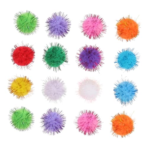 TOYANDONA 100 Stück Katzenbälle Katzen Spielzeuge Interaktive Spielbälle für Kätzchen Selbstbeschäftigung Glitzernde Katzenspielzeuge für Unbegrenzten Spielspaß TOYANDONA 100 Stück Katzenbälle Katzen Spielzeuge Interaktive Spielbälle für Kätzchen Selbstbeschäftigung Glitzernde Katzenspielzeuge für Unbegrenzten Spielspaß von TOYANDONA